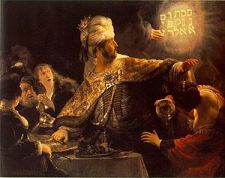 The Writing on the Wall - Rembrandt
