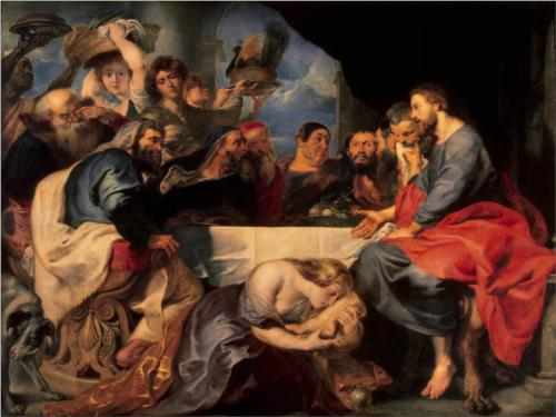 Christ at Simon the Pharisee - 1620 - Peter Paul Rubens (1577-1640)